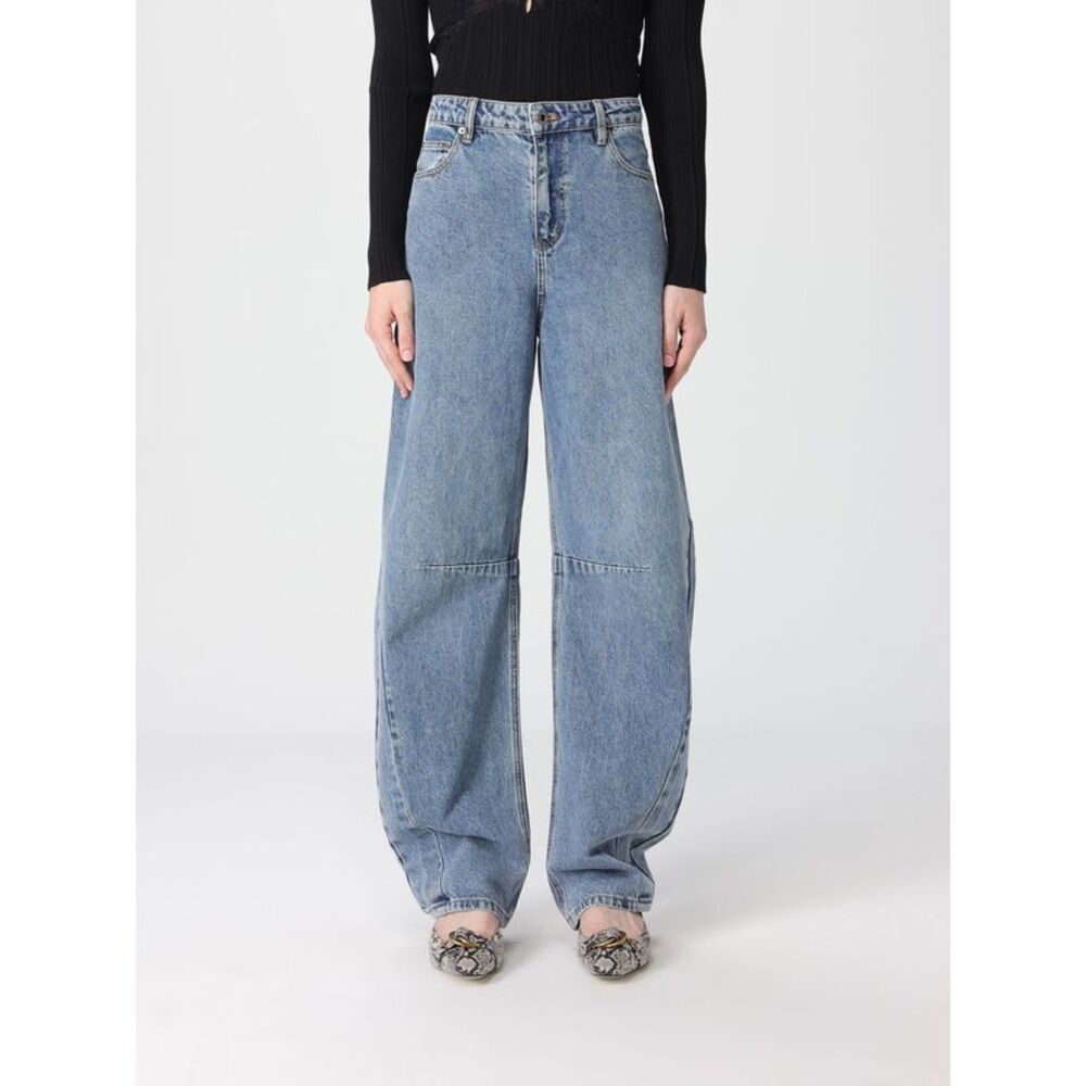 Self-Portrait Jeans Woman Blue